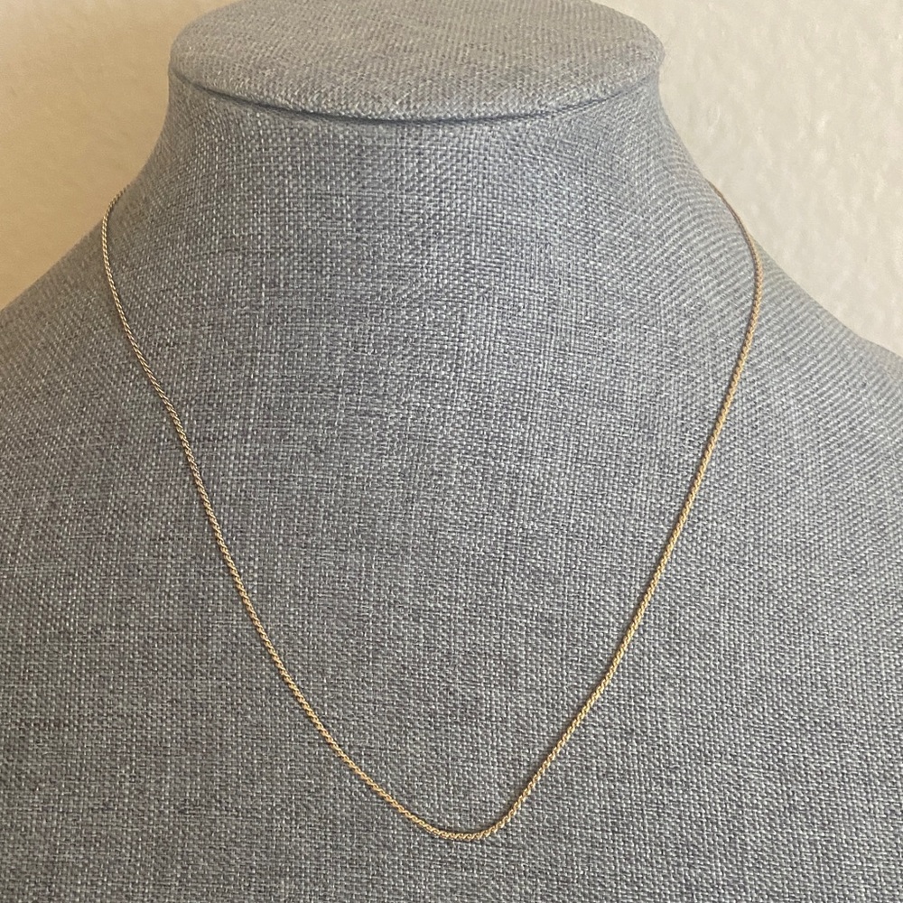 Vintage MONET Gold Tone S Chain Necklace
